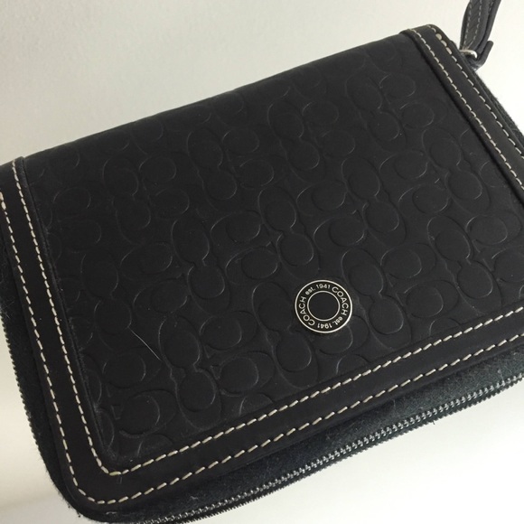 Vintage COACH Black Notepad Holder - Picture 2 of 7